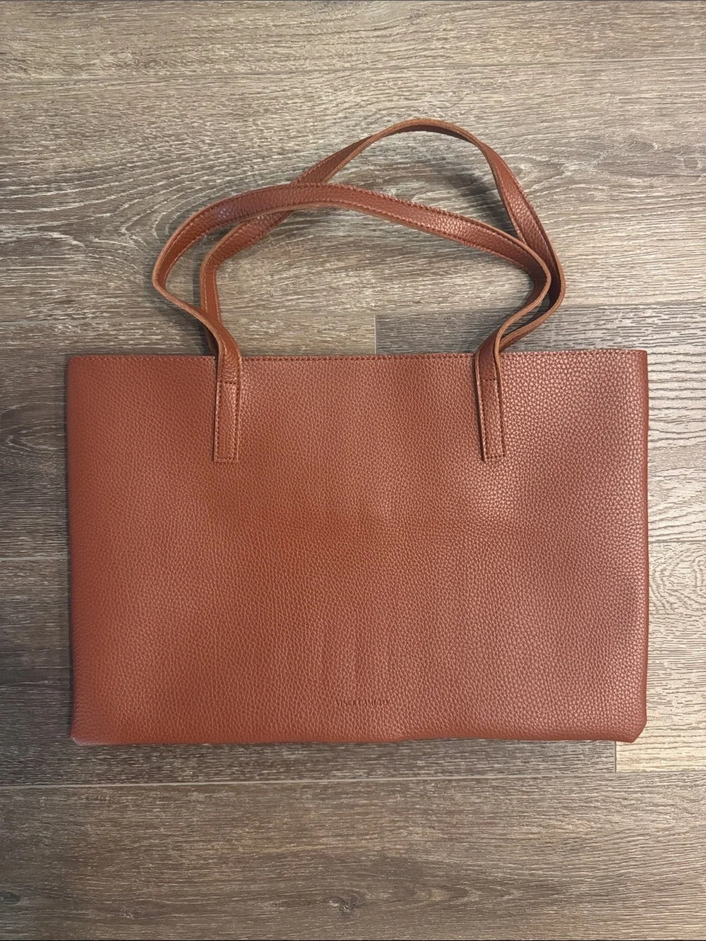 Vince Camuto Tote with Black Center Stripe